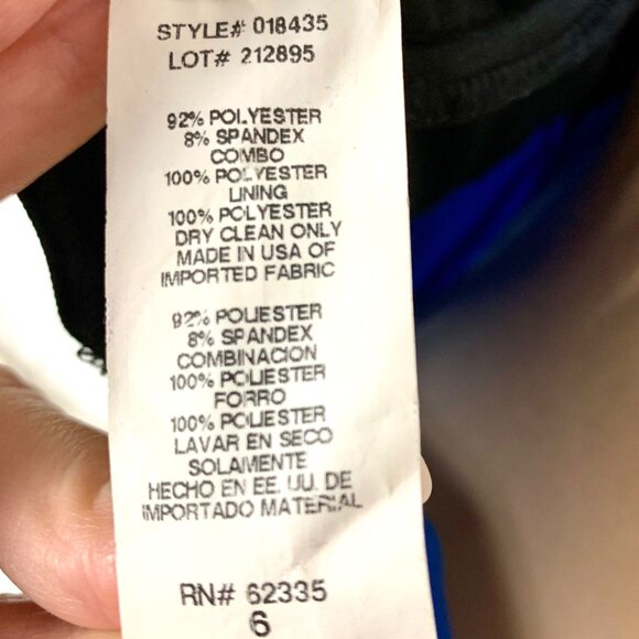 Betsy & Adam Romantic Whimsigoth Pleated Gown Regency Flowy Dress 6 Blue Black - Picture 3 of 9